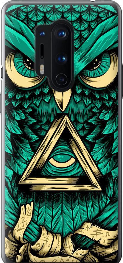 Чехол на OnePlus 8 Pro Сова Арт-тату (3971t-1896-42517) Чехол на OnePlus 8 Pro Сова Арт-тату (3971t-1896-42517)