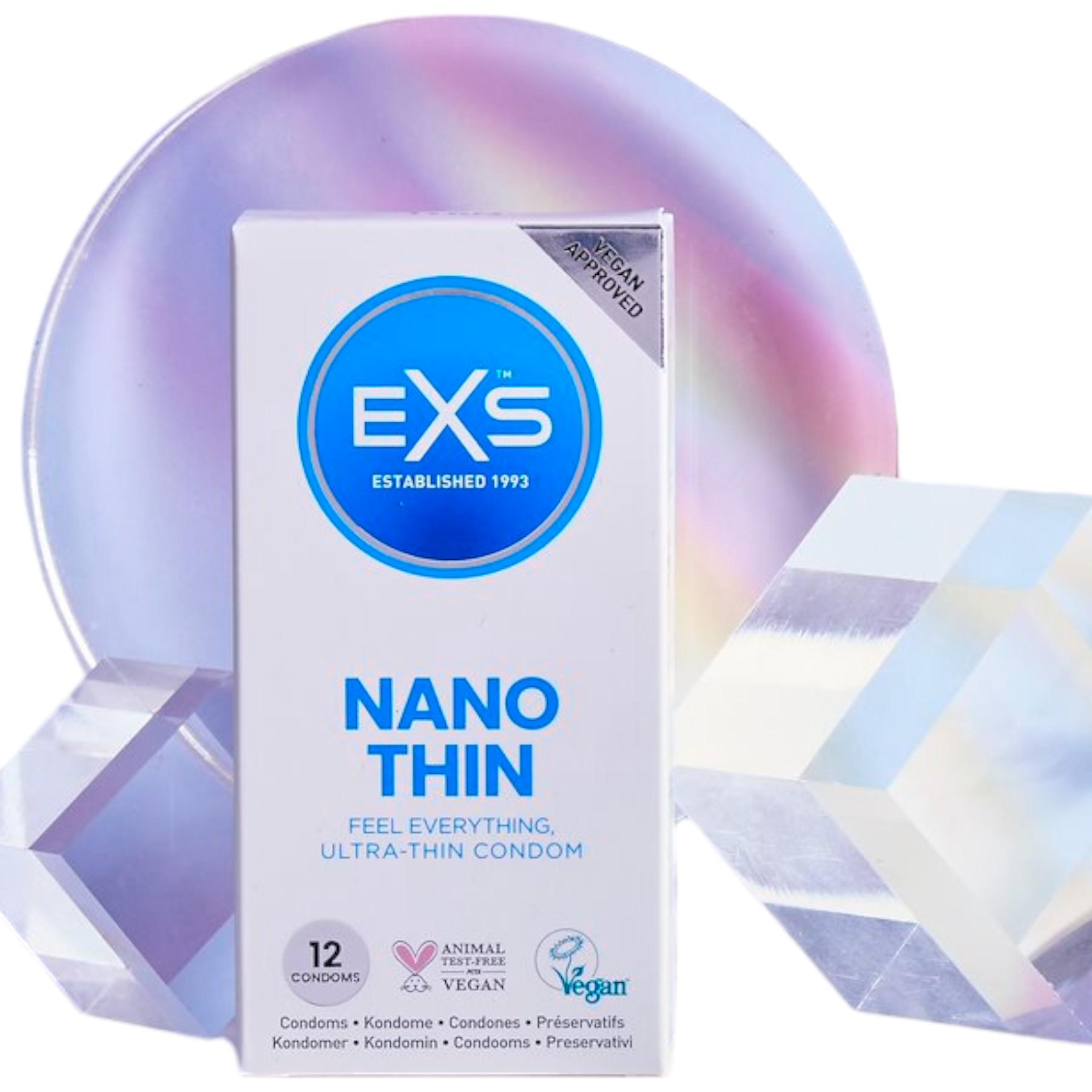 Презервативы ультратонкие Nano Thin EXS №12 - фото 6 Презервативы ультратонкие Nano Thin EXS №12 - фото 6