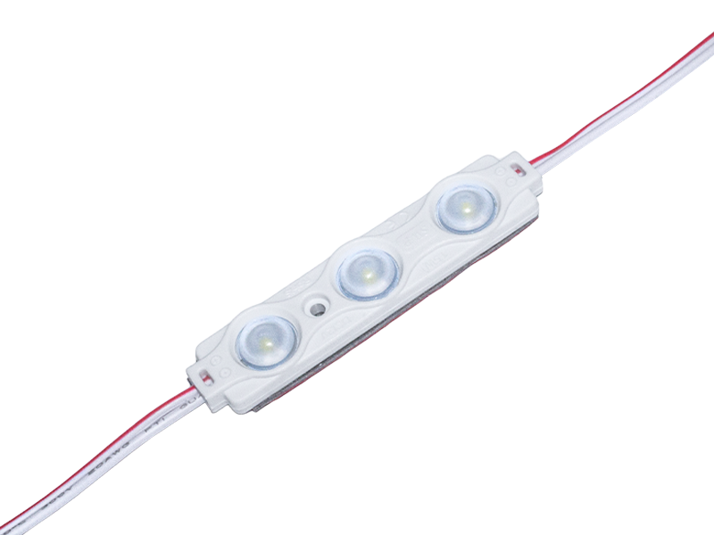 Светодиодный модуль OPTX SMD2835 3 LED 12В 1.5Вт IP65 холодный белый (5818)
