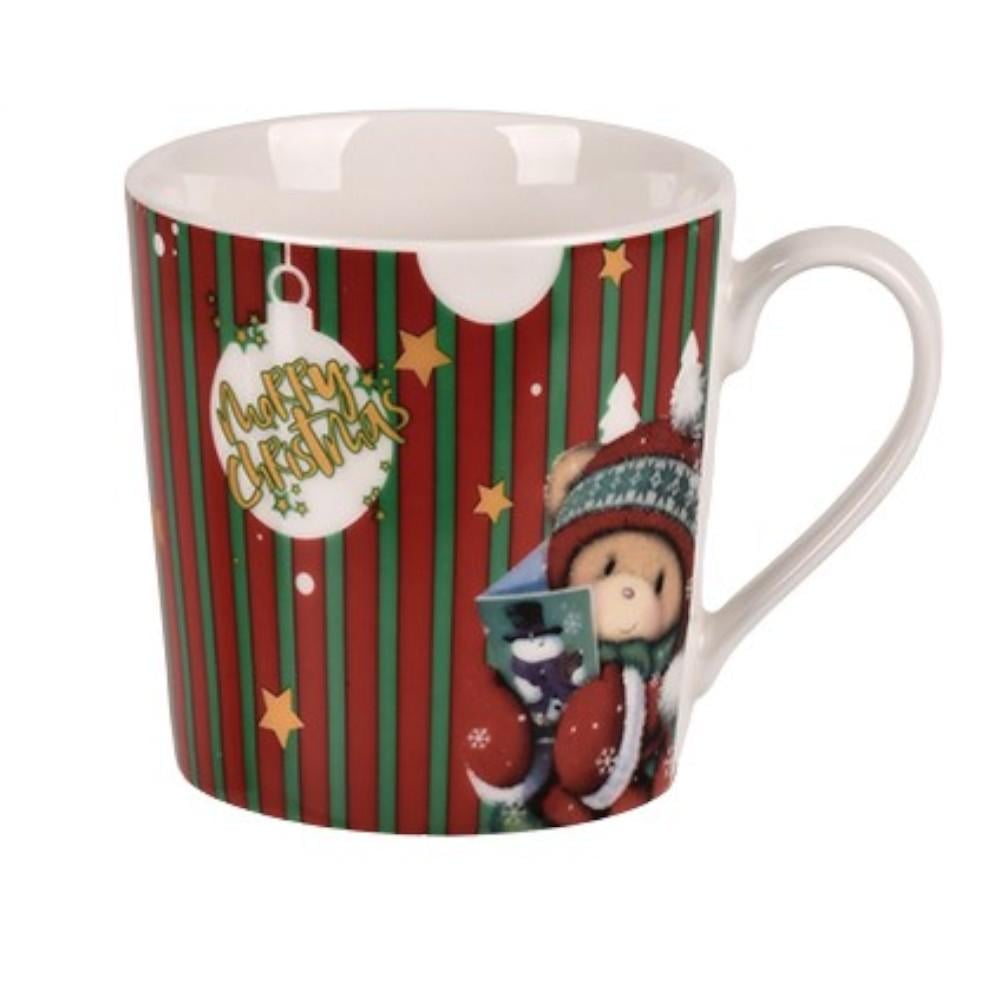 Чашка Stenson Christmas 360 мл Різнокольоровий (R34406)