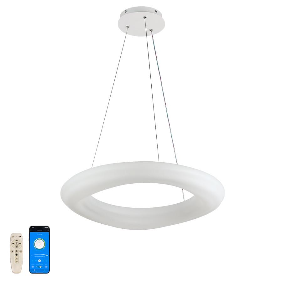 Люстра LED 797MD6008 550 з пультом 64W Білий