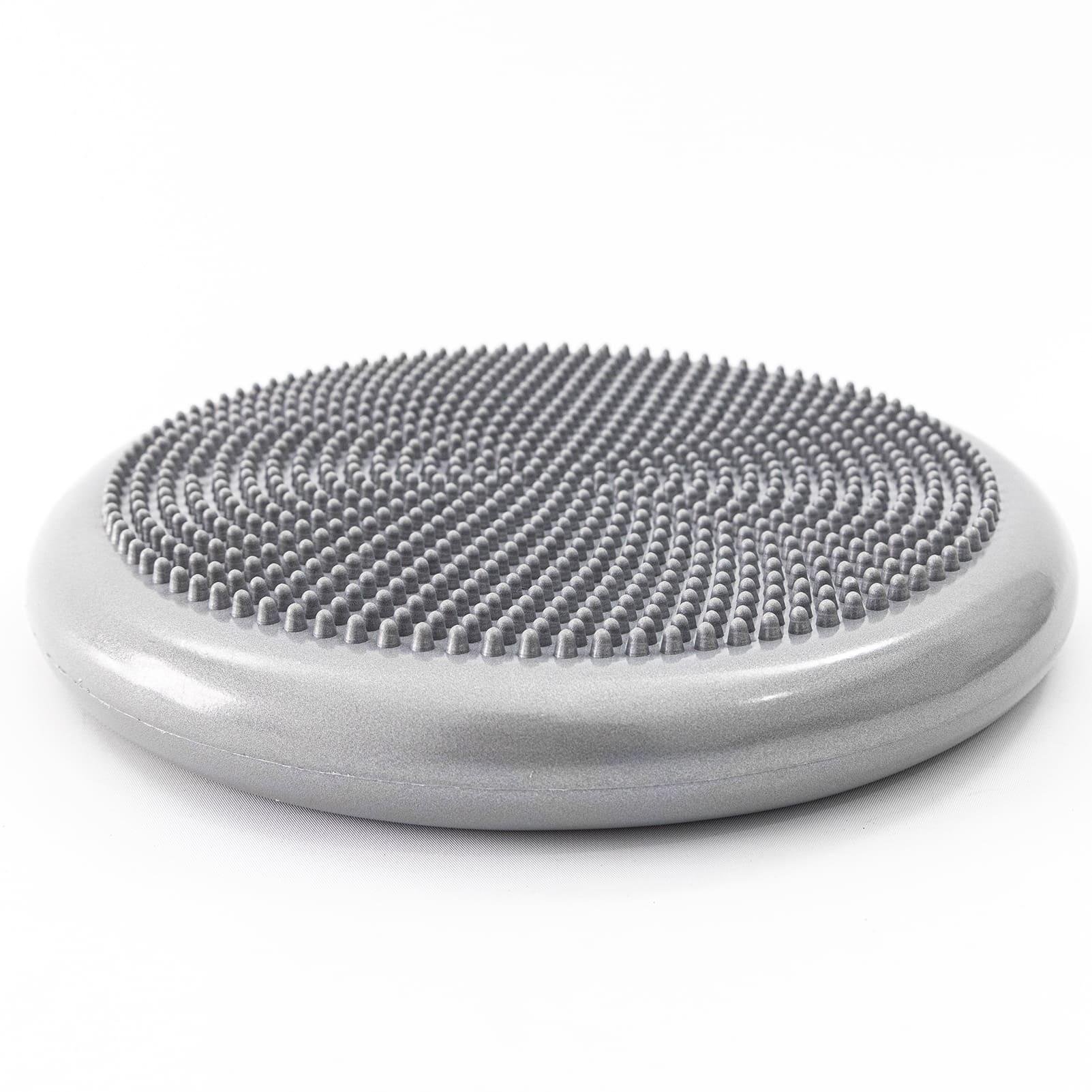 Балансировочная подушка OSPORT для фитнеса с насосом Серый (OF-0300) - фото 4 Балансировочная подушка OSPORT для фитнеса с насосом Серый (OF-0300) - фото 4