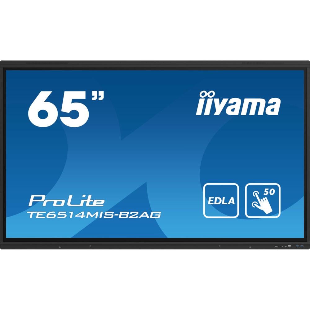 Дисплей інтерактивний сенсорний iiyama ProLite TE6514MIS-B2AG Black (30167553)