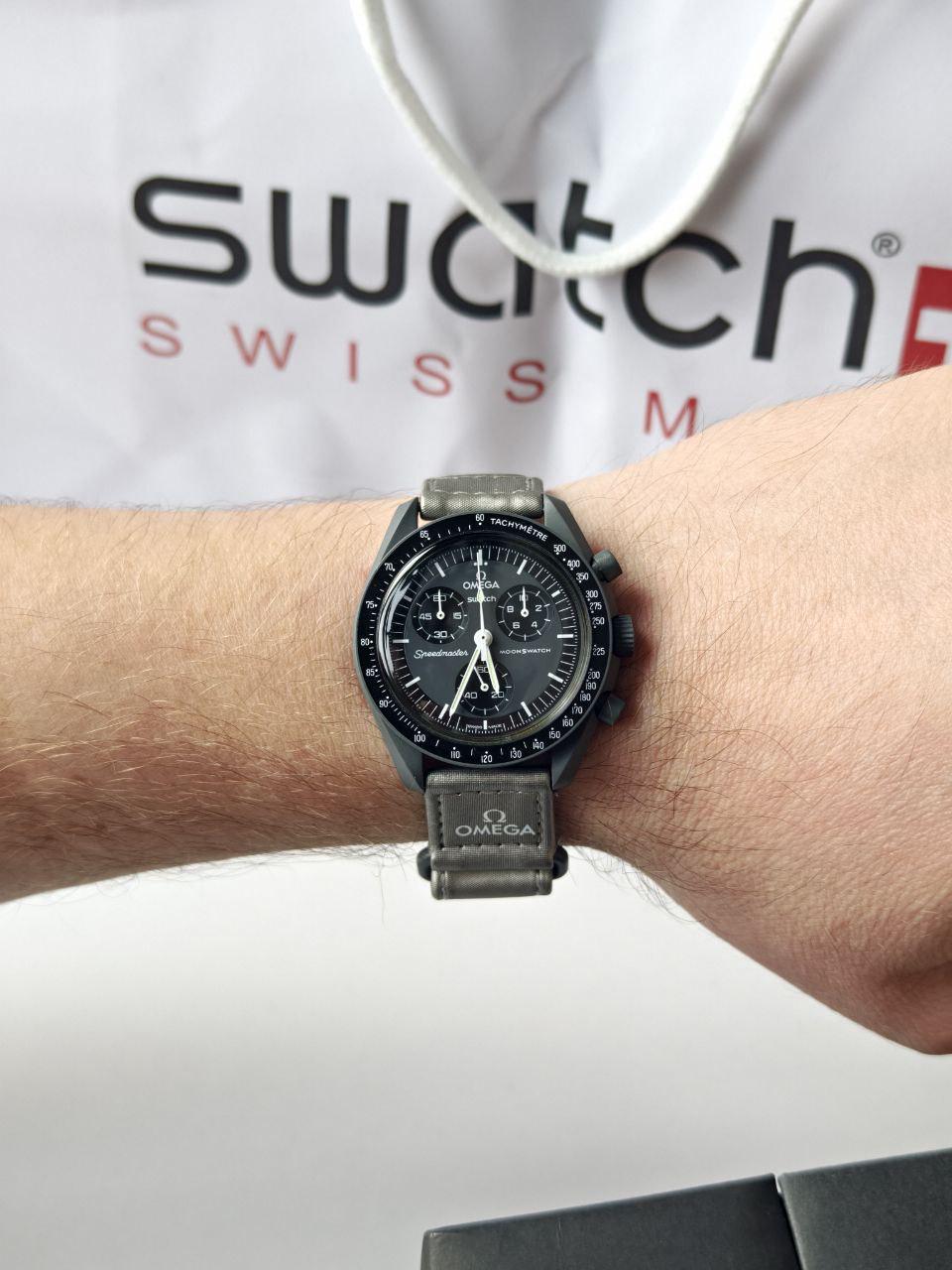 Годинник Omega Swatch Bioceramic MoonSwatch Collection MISSION TO MERCURY (SO33A100) - фото 2