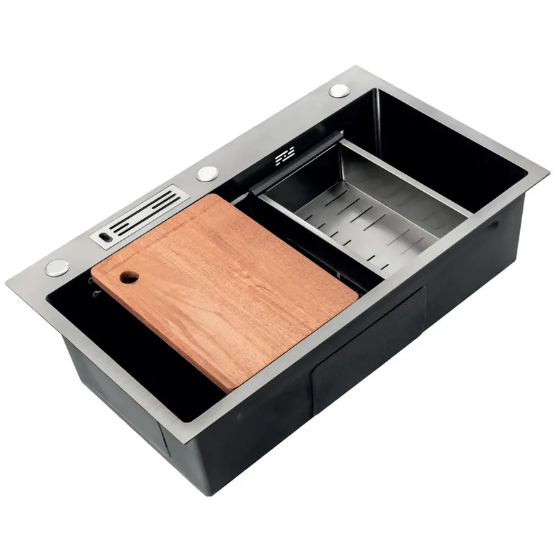 Мойка MIXXUS Premium MH7545-SET-05 MICRO DECOR комплект Нержавеющая сталь (MX9635)