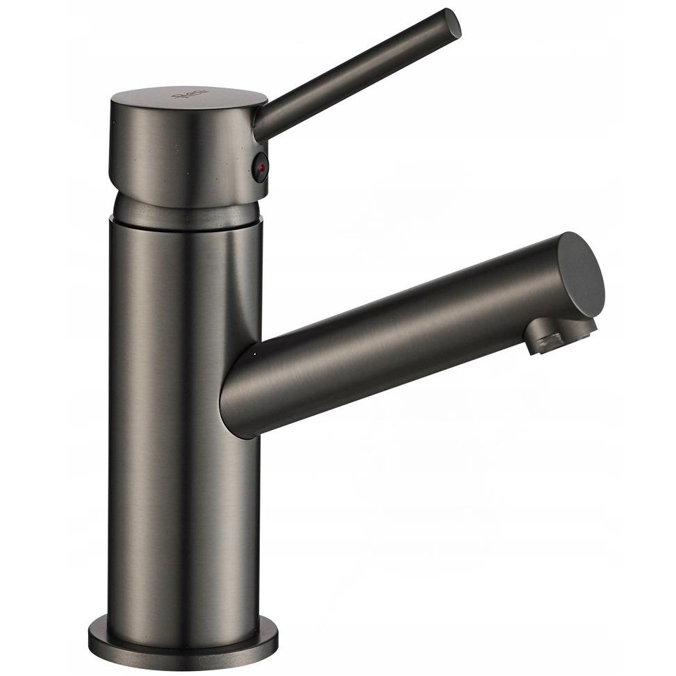 Смеситель для умывальника CUBO REA LUMI REA-B8025 однорычажный Серый (168987)