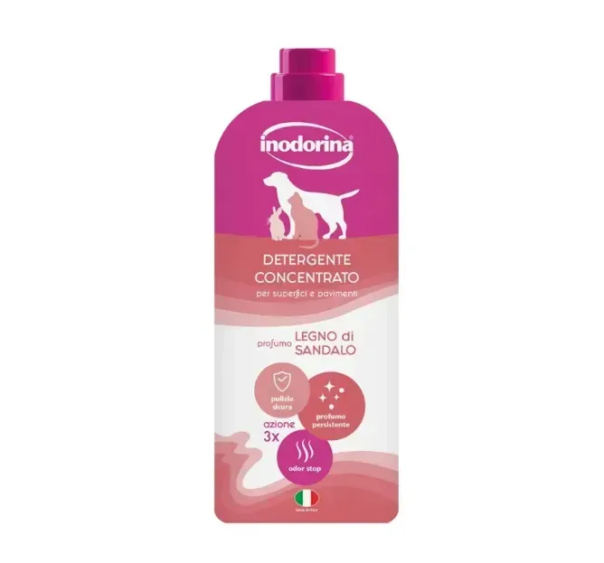 Миючий засіб для підлоги та очищення поверхонь концентрований Inodorina Magic Home Sandalo з ароматом сандалу 1 л (220.0100.010)