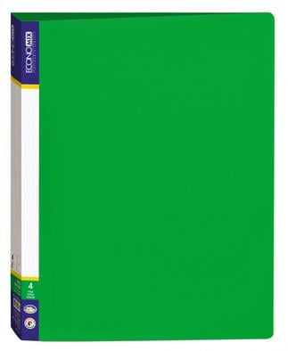 Папка Economix на 4 кольца А4 30 мм полипропилен Зеленый (Е30702-04)