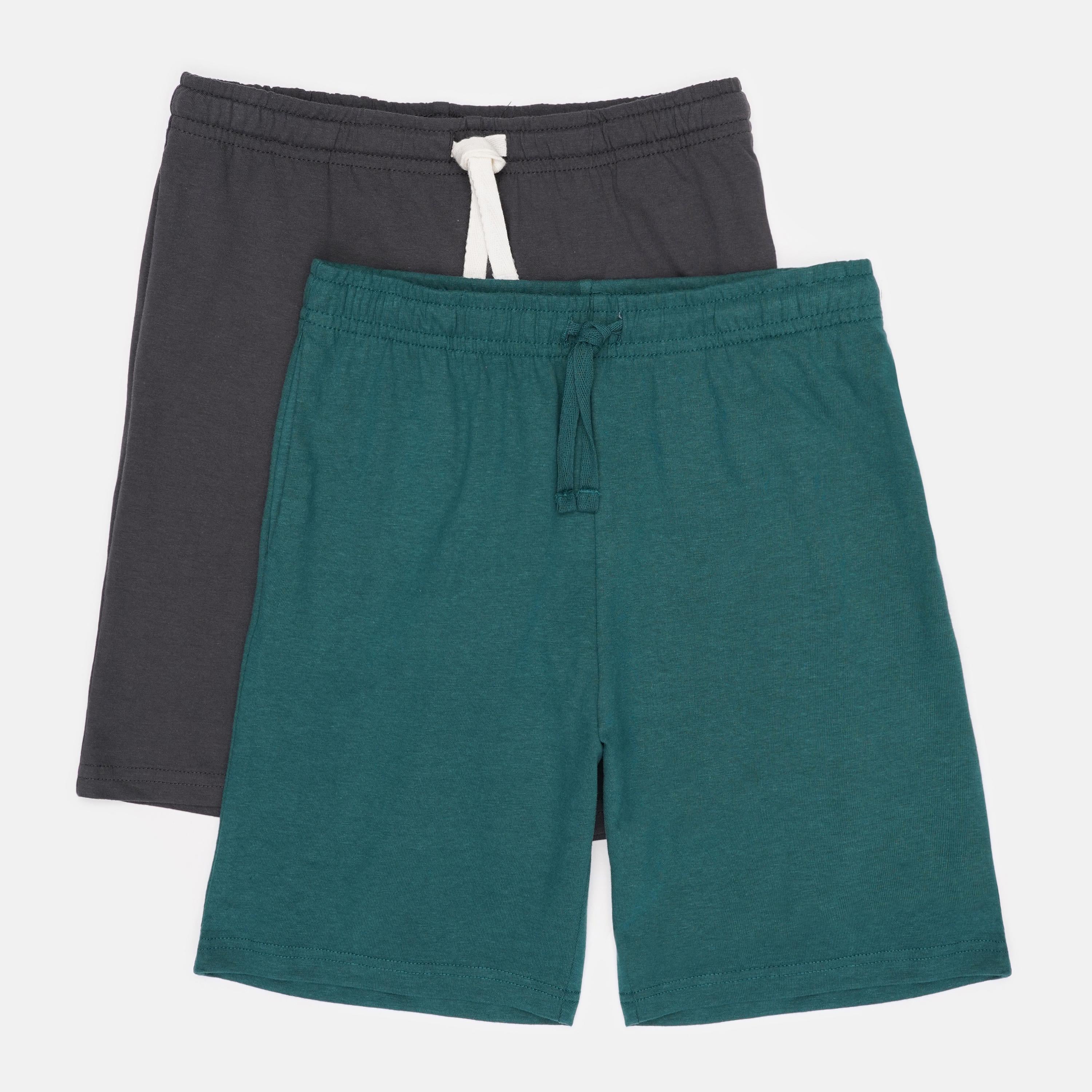 Шорти H&M 2 шт. 134 см Темно-сірий/Бірюзовий (A29098276638)