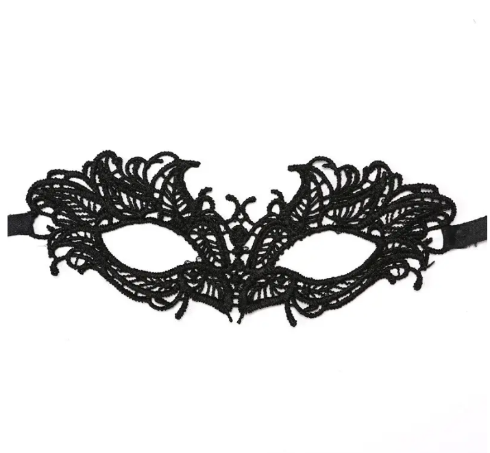 Маска для венецианского карнавала One size Черный (235160/7)