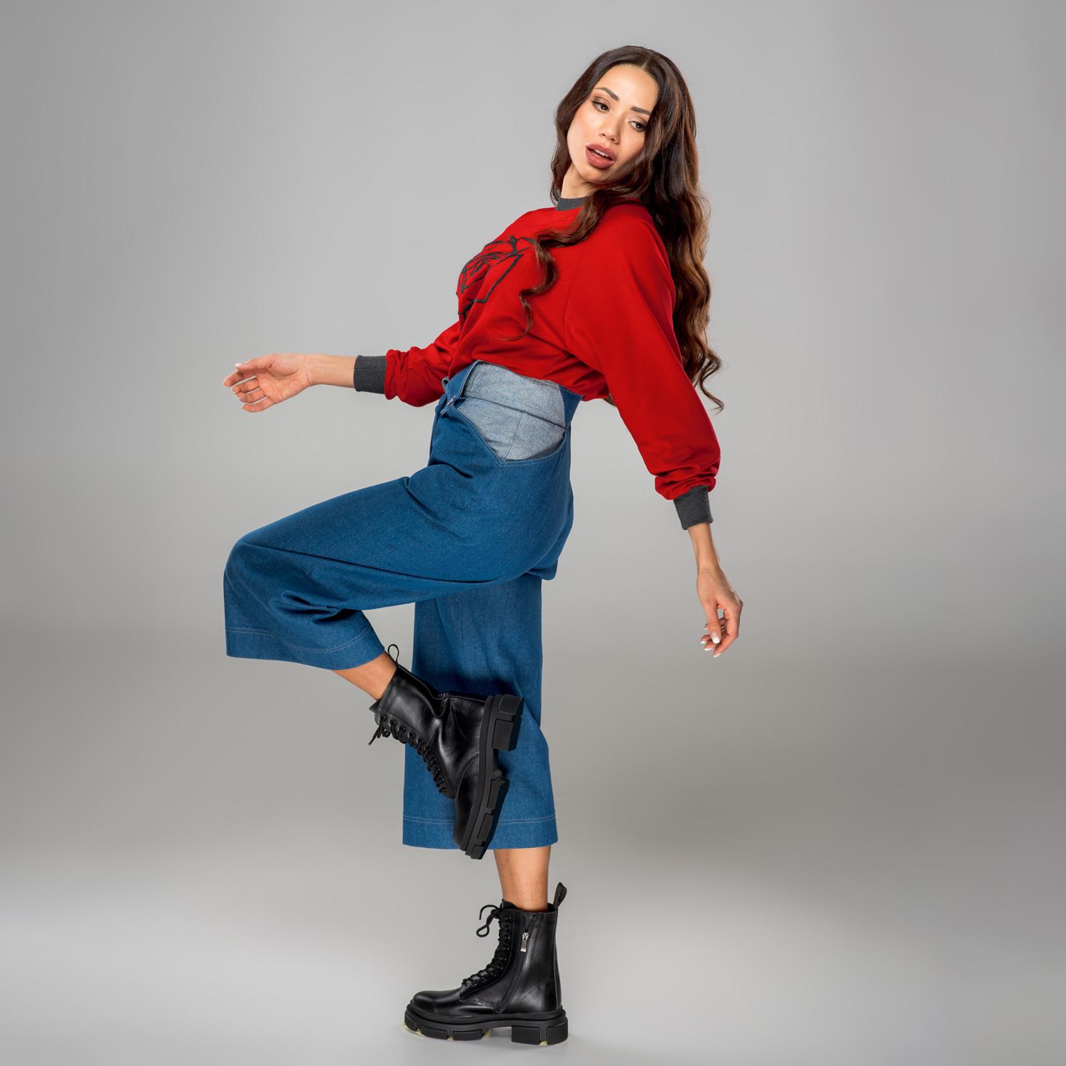 Свитшот с вышивкой BATIAR Роза XL-XXL Красный - фото 5 Свитшот с вышивкой BATIAR Роза XL-XXL Красный - фото 5