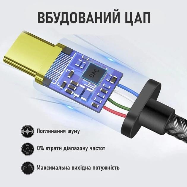 Адаптер USB Type-C Audio Jack 3,5 мм - фото 3