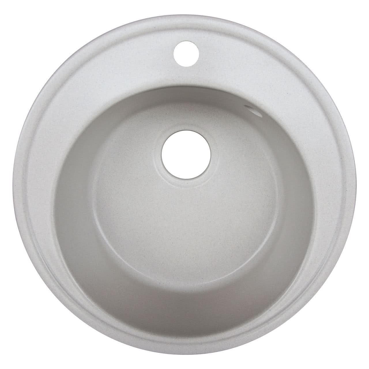 Мойка кухонная Platinum Luna 510S Белый (19673)