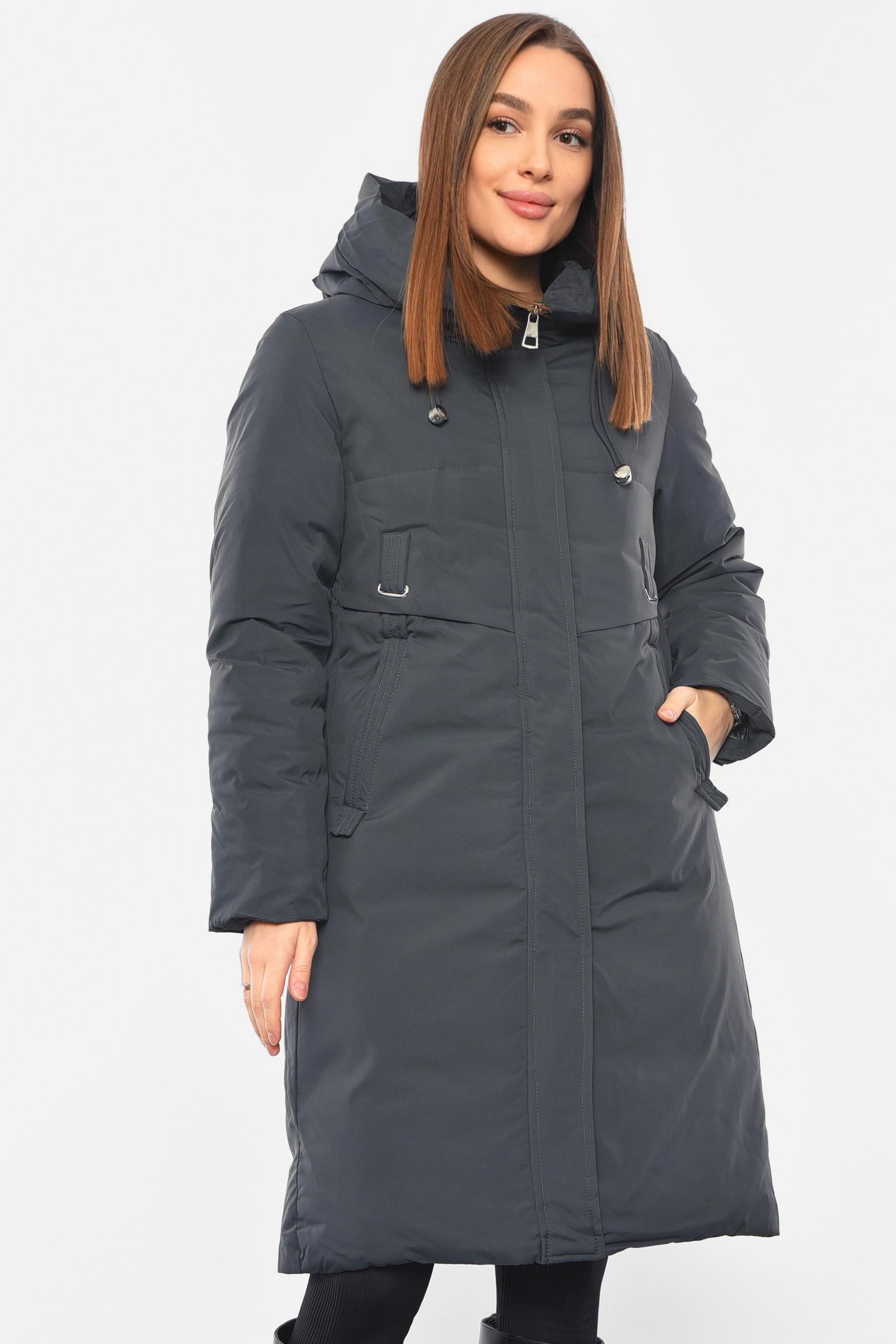 Куртка женская зимняя 2XL Темно-серый (193555)
