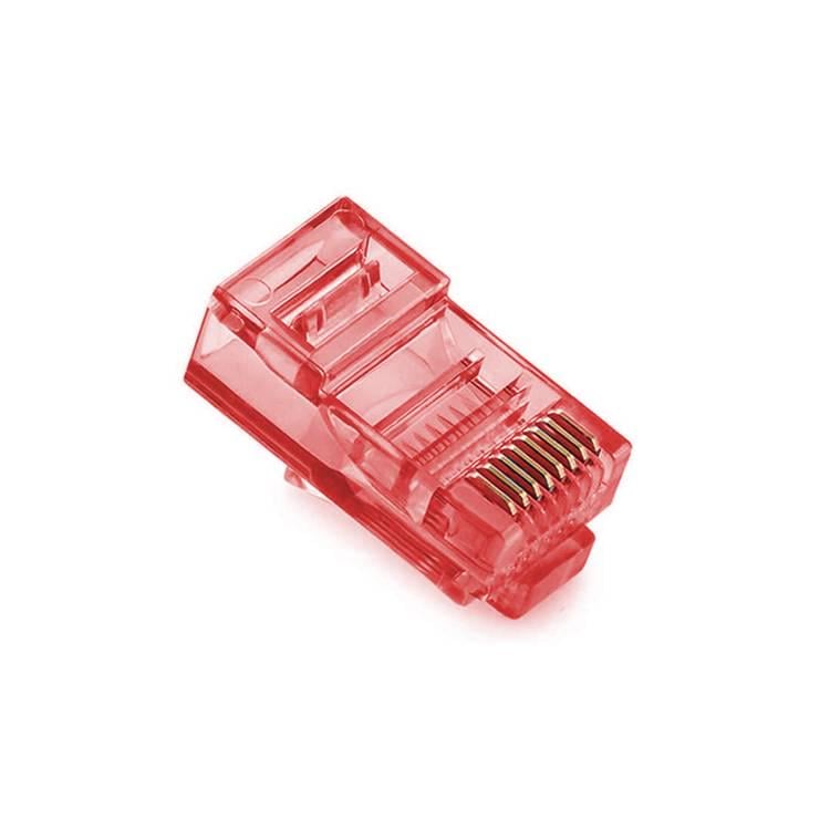 Конектор Merlion RJ-45 8P8C UTP Cat-5 100 шт./уп. Q100 Red