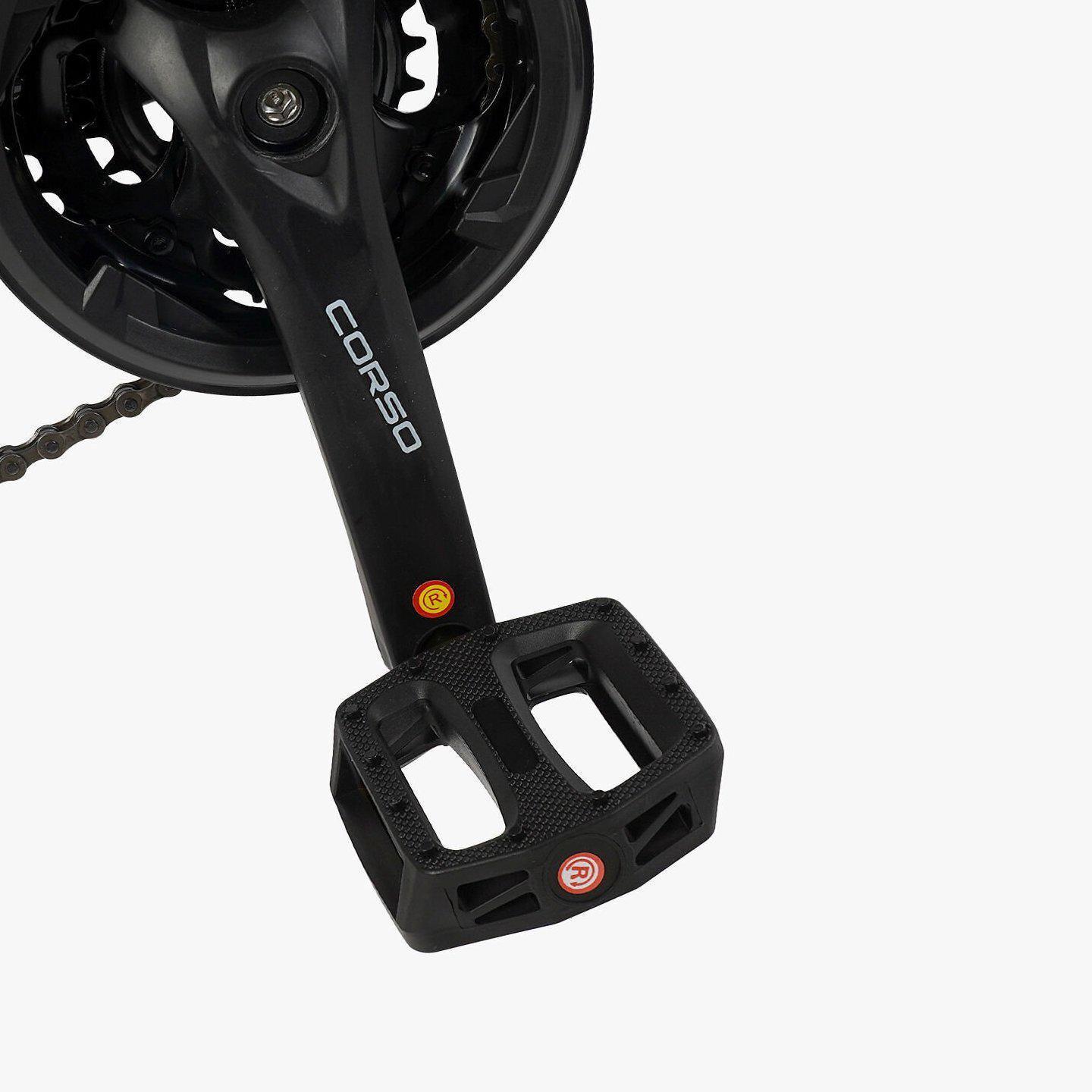 Велосипед горный Corso Next алюминиевый 26"/13" Черно-желтый (795701165) - фото 4