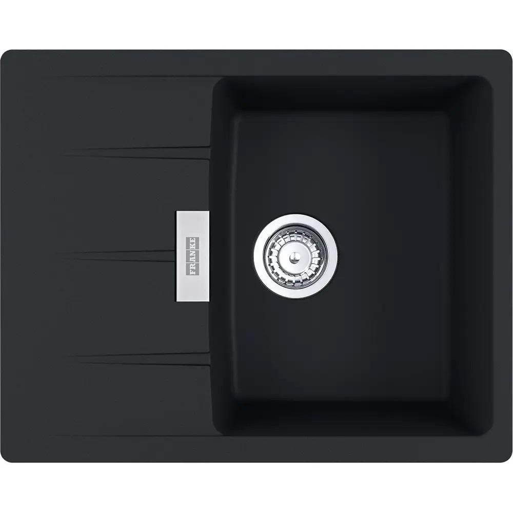 Мойка кухонная Franke 114.0630.418 гранитная прямоугольная 620x500 мм Черный (205271)