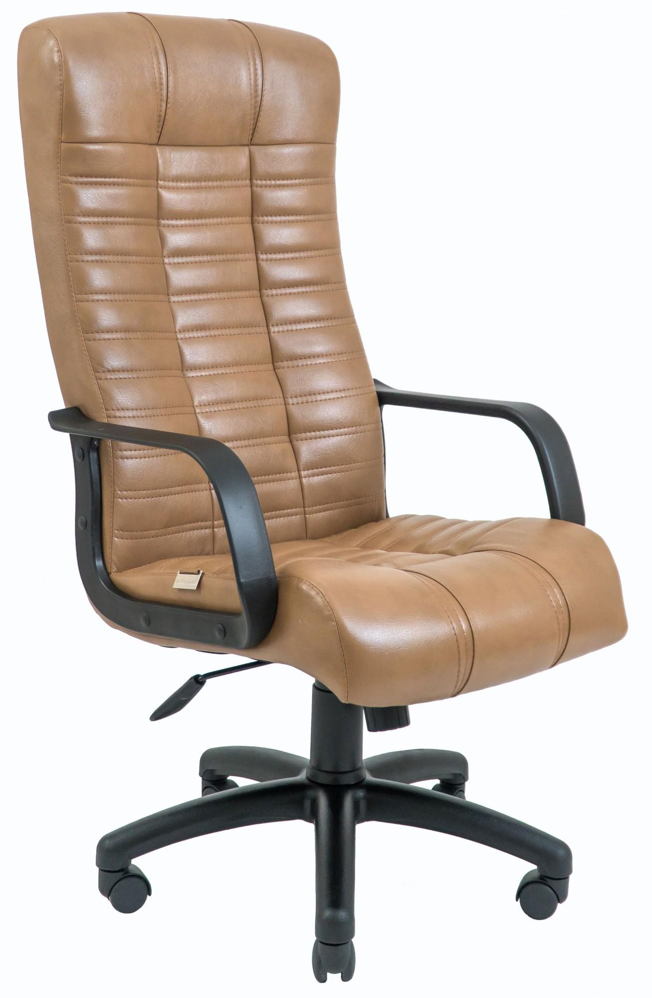 Крісло офісне комп'ютерне Atlant Титан Cream ПлаStick М3 MultiBlock Світло-коричневий