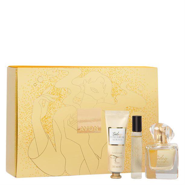 Набор женский парфюмированный Avon TTA Today 3в1 парфюмированный аромат 50/10 мл крем для тела 125 мл (33341503)