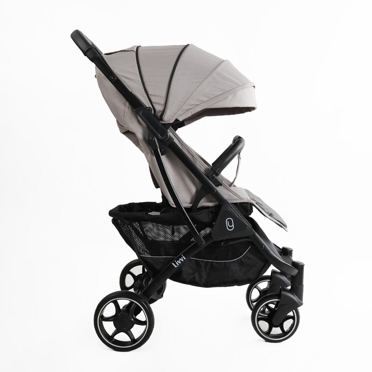 Коляска дитяча прогулянкова Joy Livvi Сірий (LV-09257) - фото 4