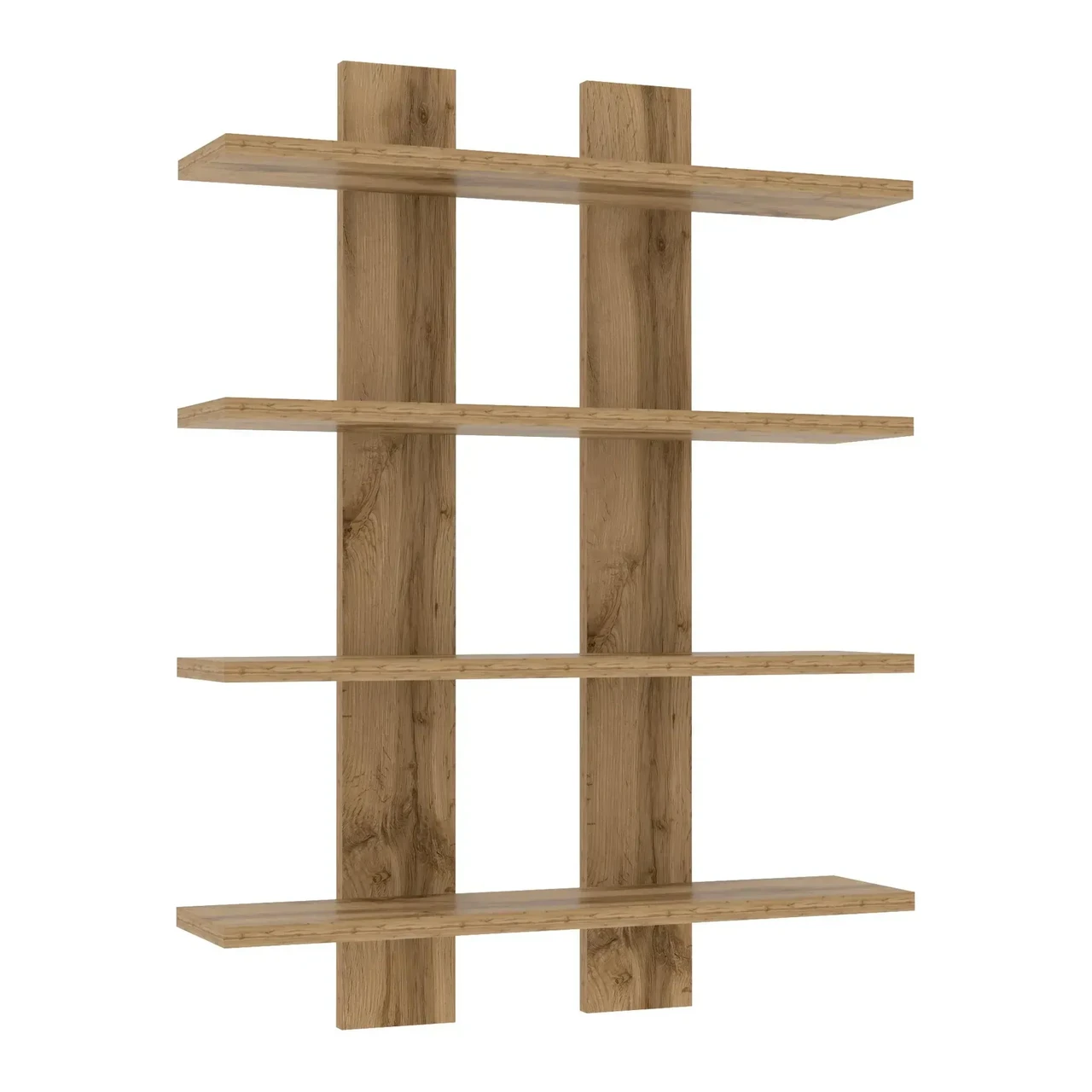 Полиця навісна Kontinent П-4 60х12х80 см Дуб Аппалачі (52720962) - фото 2 Полиця навісна Kontinent П-4 60х12х80 см Дуб Аппалачі (52720962) - фото 2