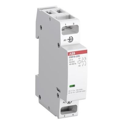 Контактор модульний ABB 2p ESB16-11N-06 16А 230 В AC/DC (1SBE111111R0611)