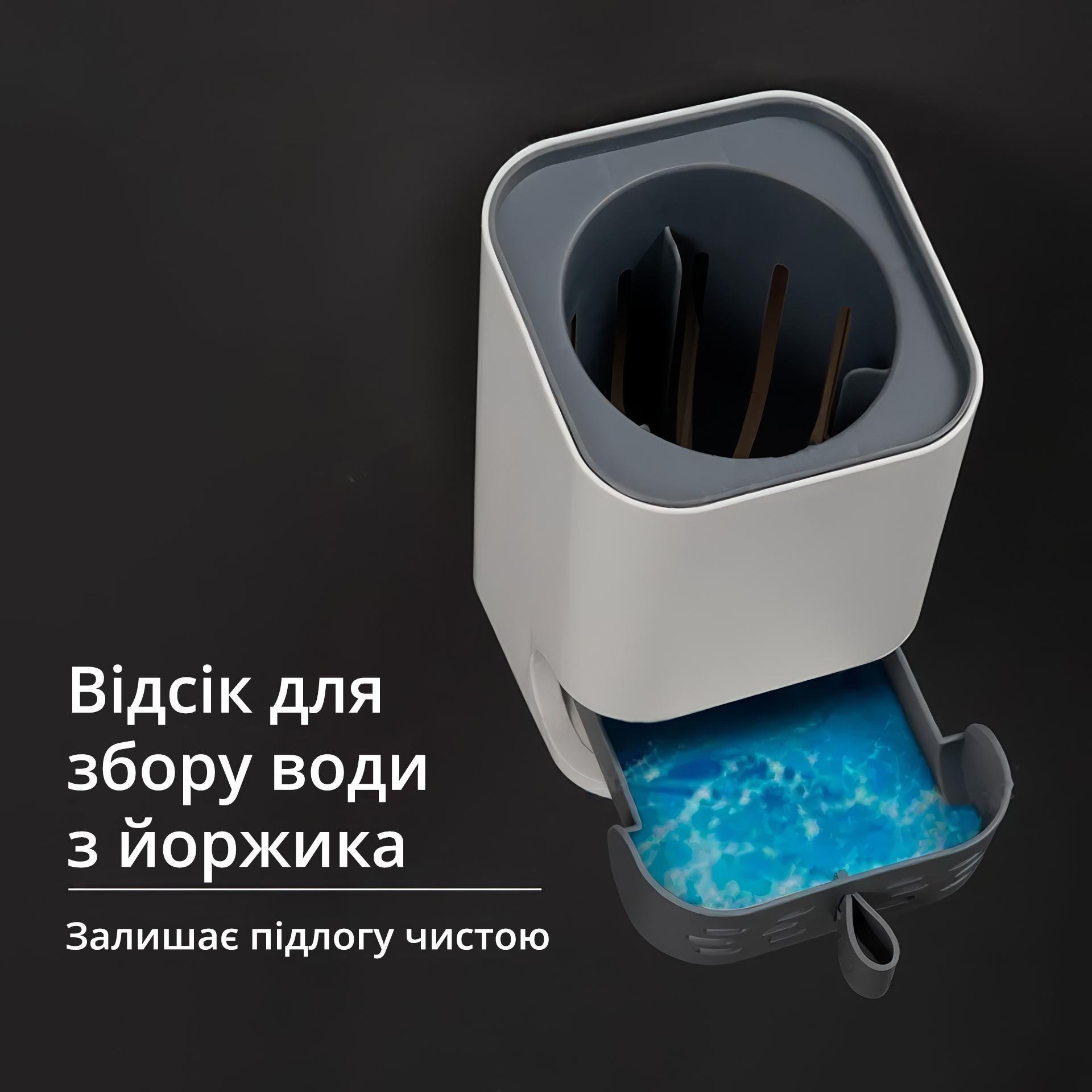 Йоржик для унітазу силіконовий з підставкою і кріпленням на стіну Білий - фото 7