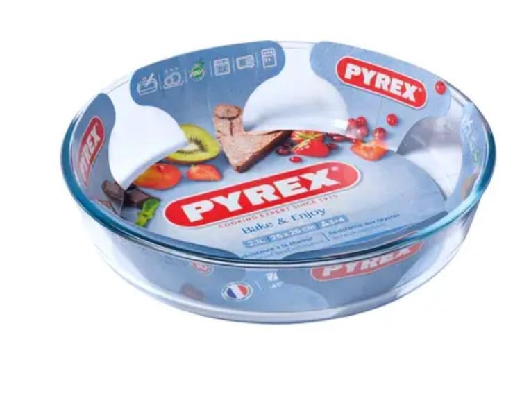 Форма Pyrex B&E кругла для пирога 26 см 2,1 л (828B000/7246)