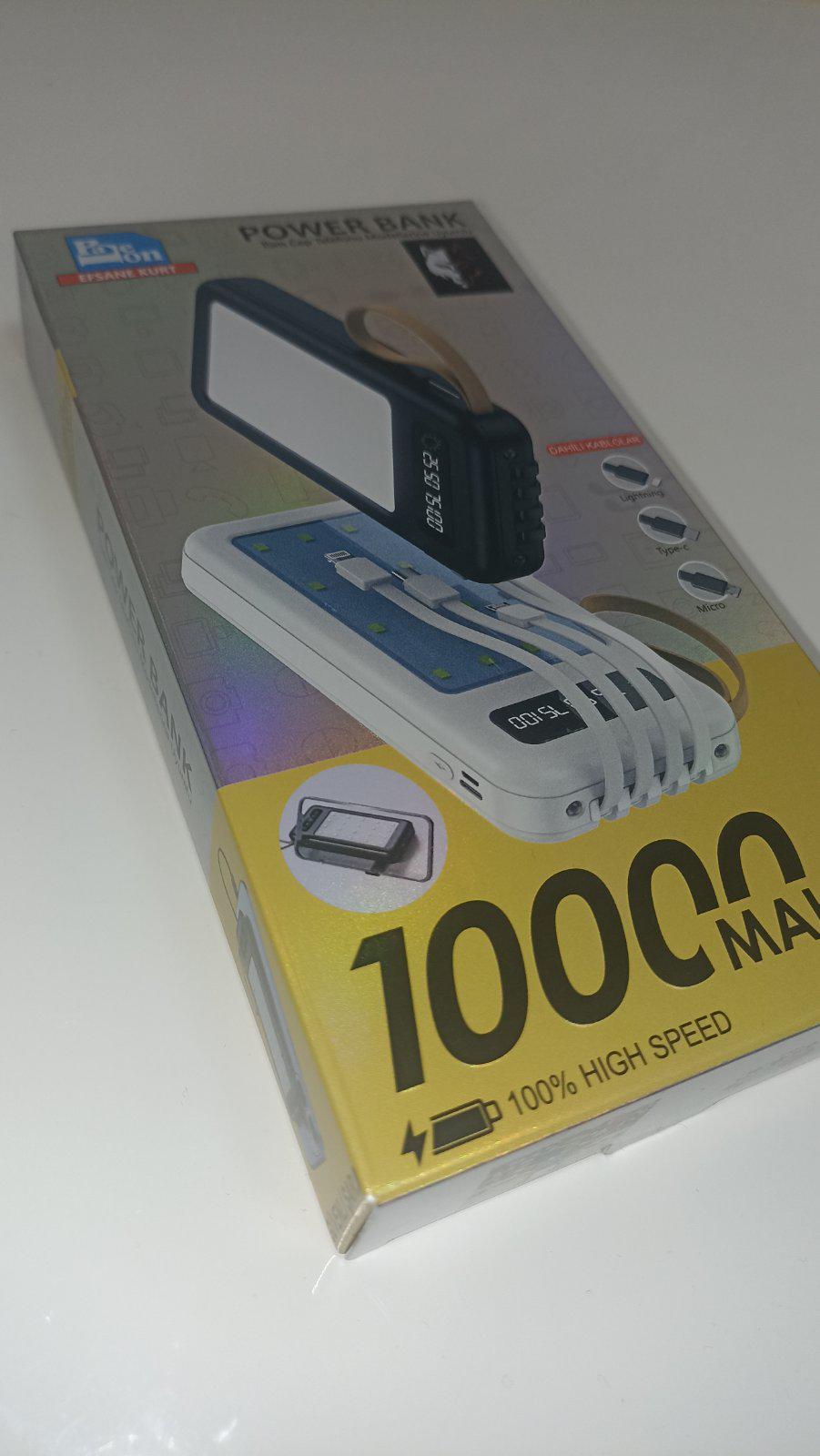 Повербанк для телефону швидка зарядка/ліхтарик 10000 mAh - фото 6