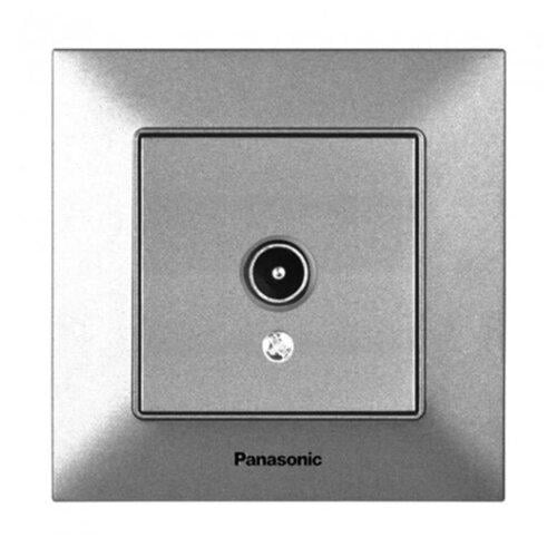 Розетка TV конечная Panasonic Arkedia Slim Серебристый (WNTC0451-2SL)