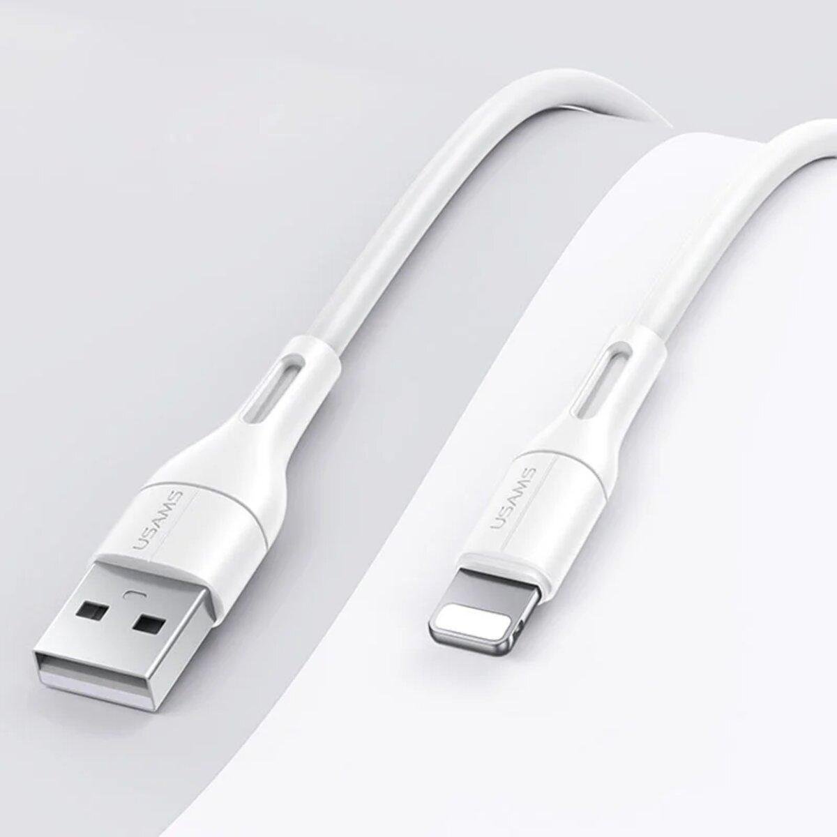 Кабель Usams US-SJ500 U68 Lightning Charging&Data Cable 1 м White (SJ500USB02)