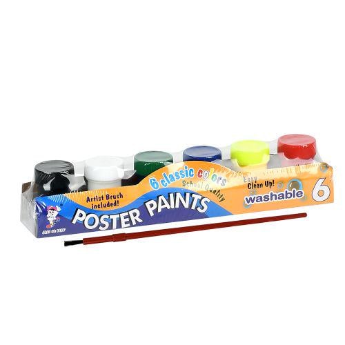 Краски пальчиковые 6 цв. 20 мл