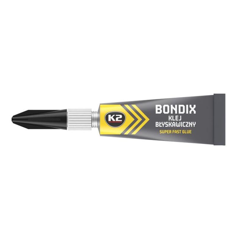 Суперклей K2 BONDIX SUPER FAST 5сек 3 г (EB100/EB101) - фото 2