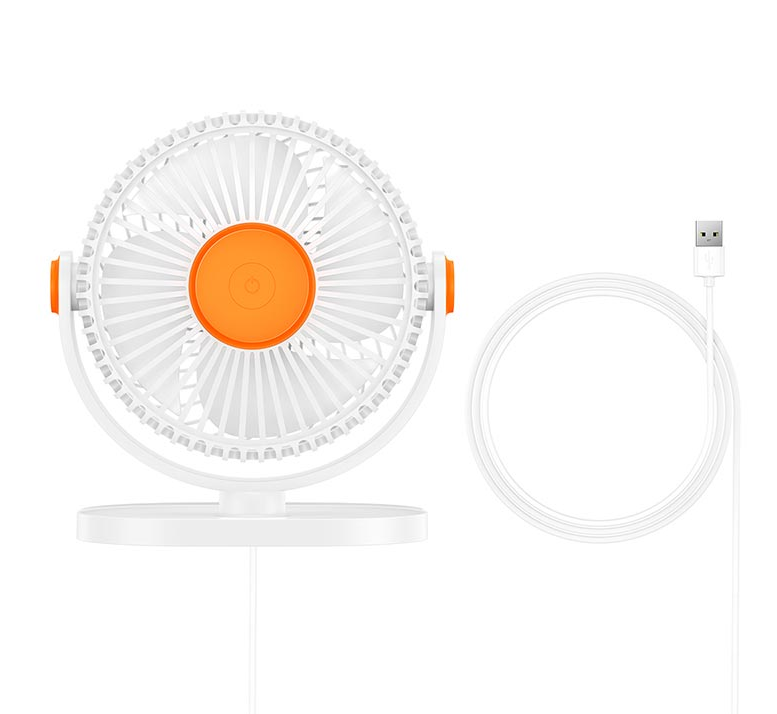 Вентилятор настольный BASEUS Serenity Desktop Fan 3 W White (ACYY000002)