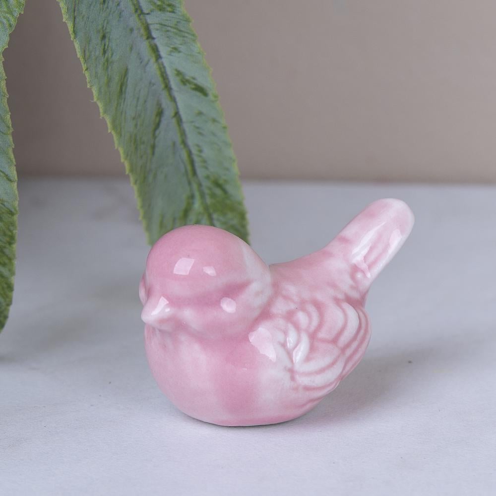 Статуэтка птичка карапуз Розовый (LI002639)
