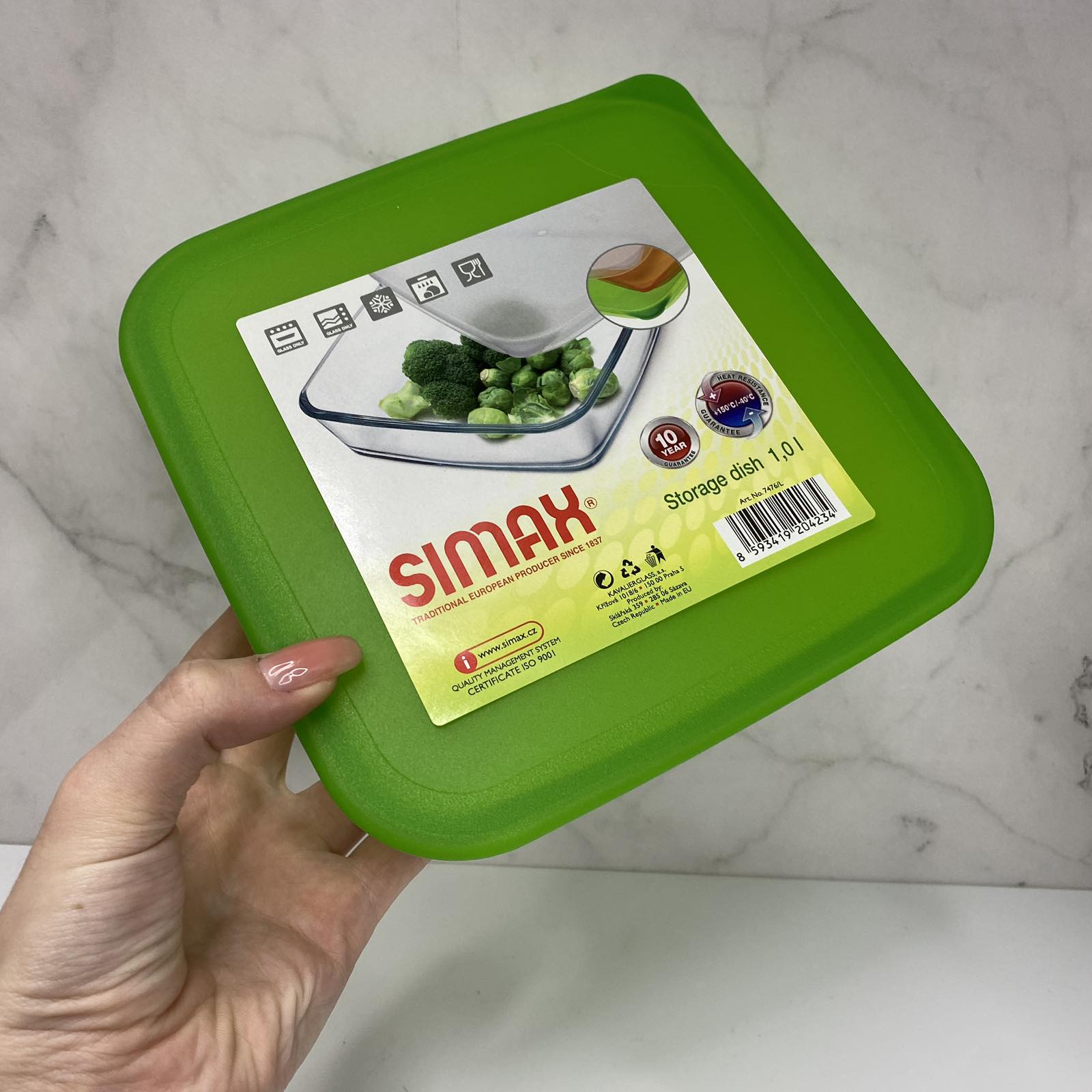 Харчовий контейнер квадратний Simax Color 7476 із салатовою пластиковою кришкою 18х18х5,5 см (6576f15da8a721581944a7c6) - фото 3 Харчовий контейнер квадратний Simax Color 7476 із салатовою пластиковою кришкою 18х18х5,5 см (6576f15da8a721581944a7c6) - фото 3