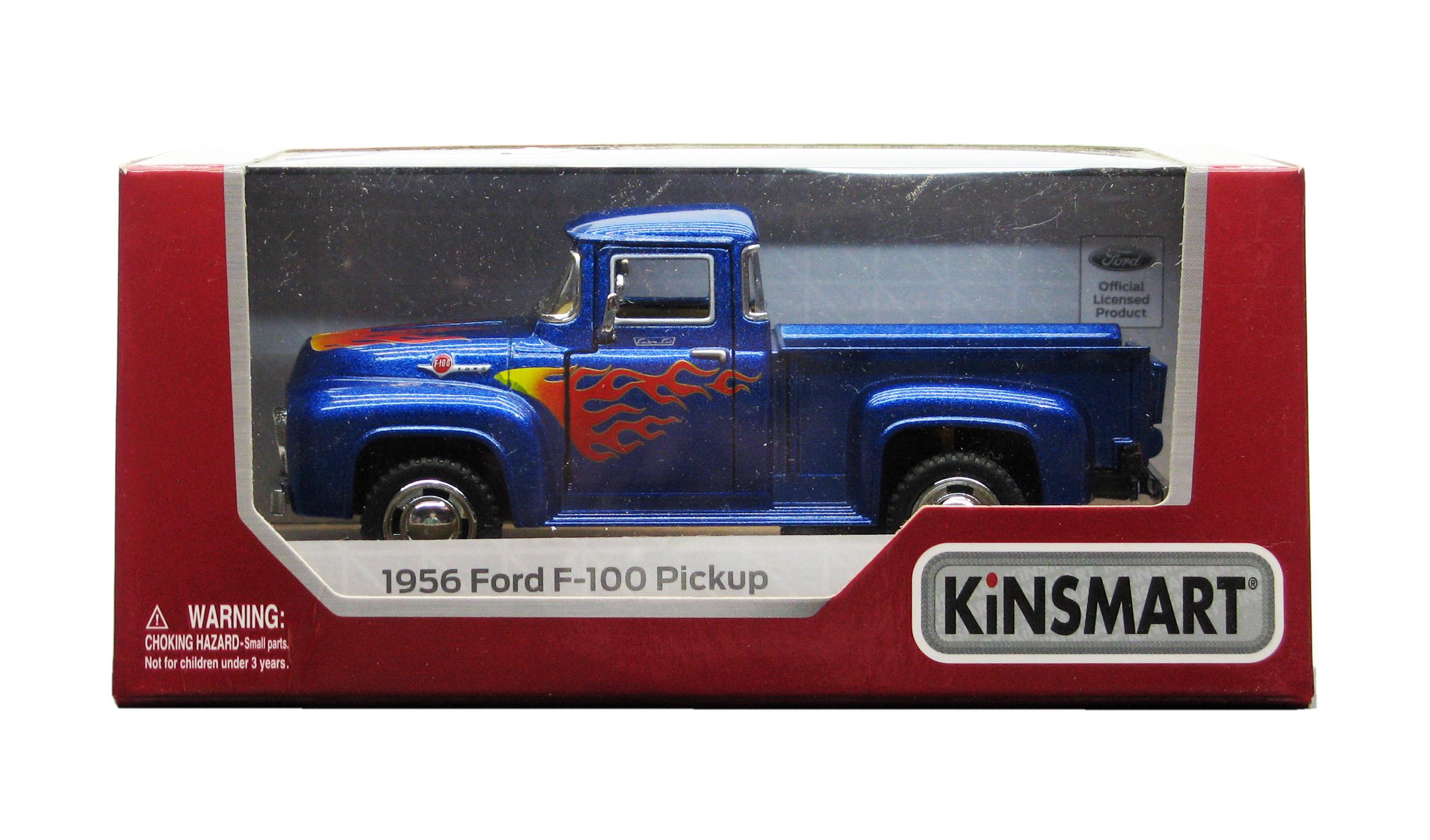 Машина металлическая KT5385F Ford F-100 Pickup with printing 1956 - фото 9
