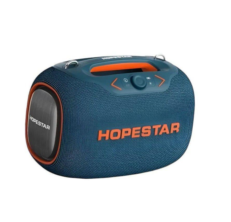 Колонка блютуз HOPESTAR Party Box 120W/TWS/IPX6/RGB/22000 mAh/2 мікрофони Блакитний (00000011786-2) - фото 1