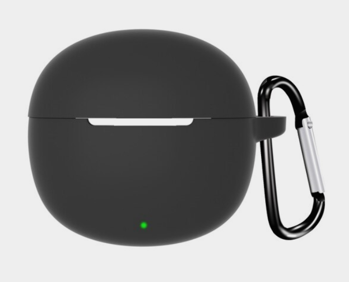 Чохол-накладка DK Silicone Candy Friendly з карабіном для Xiaomi QCY T20 Black