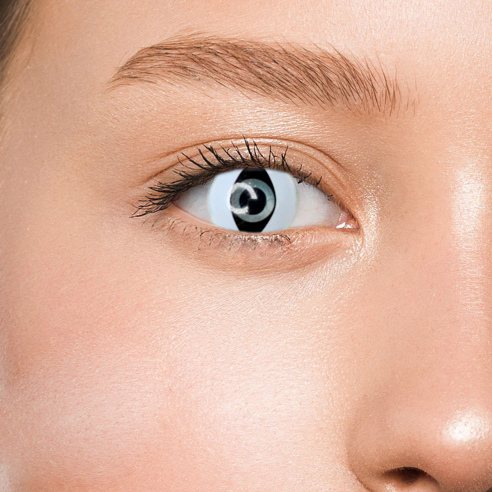 Контактные линзы белые Elite Lens Кэт Кристалл +0,00 14,5 мм 2 шт. Белый (25906409)