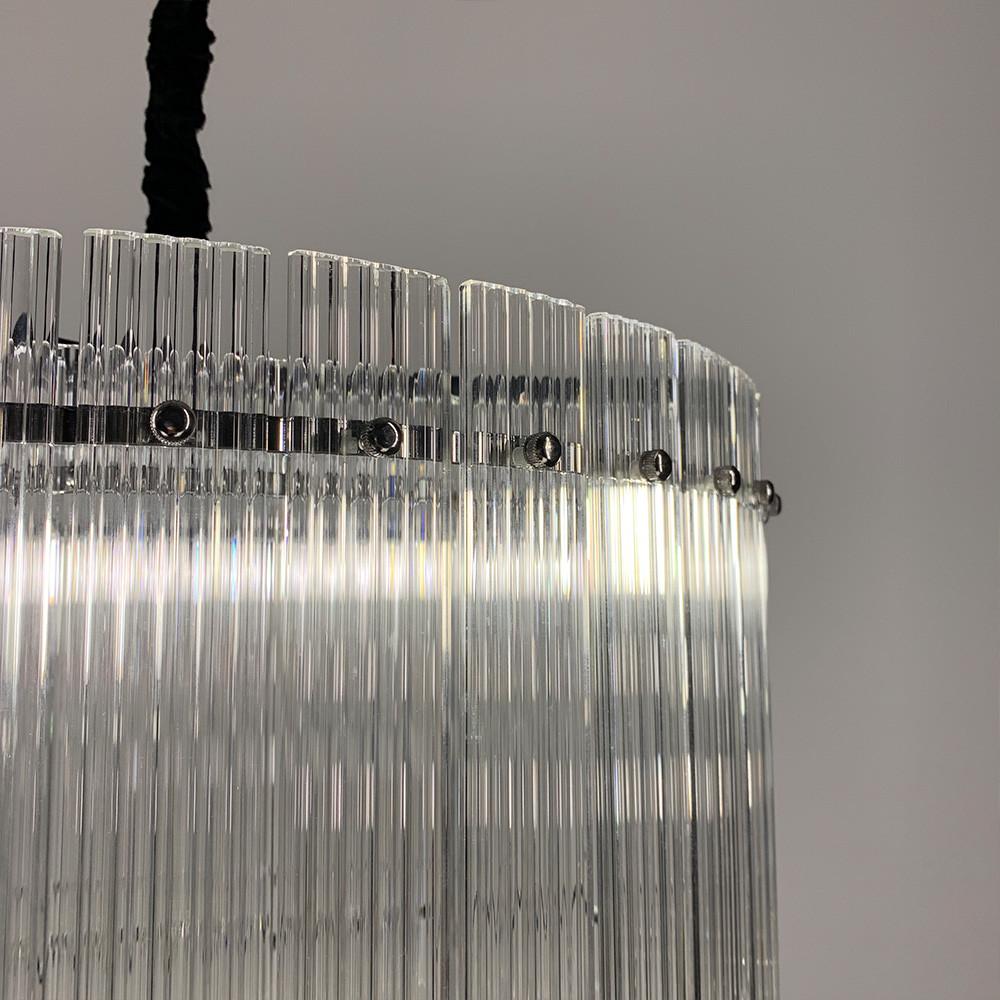 Люстра кришталева кругла із сріблом Ø 80 см (MJ 99-800 CH) - фото 7 Люстра кришталева кругла із сріблом Ø 80 см (MJ 99-800 CH) - фото 7