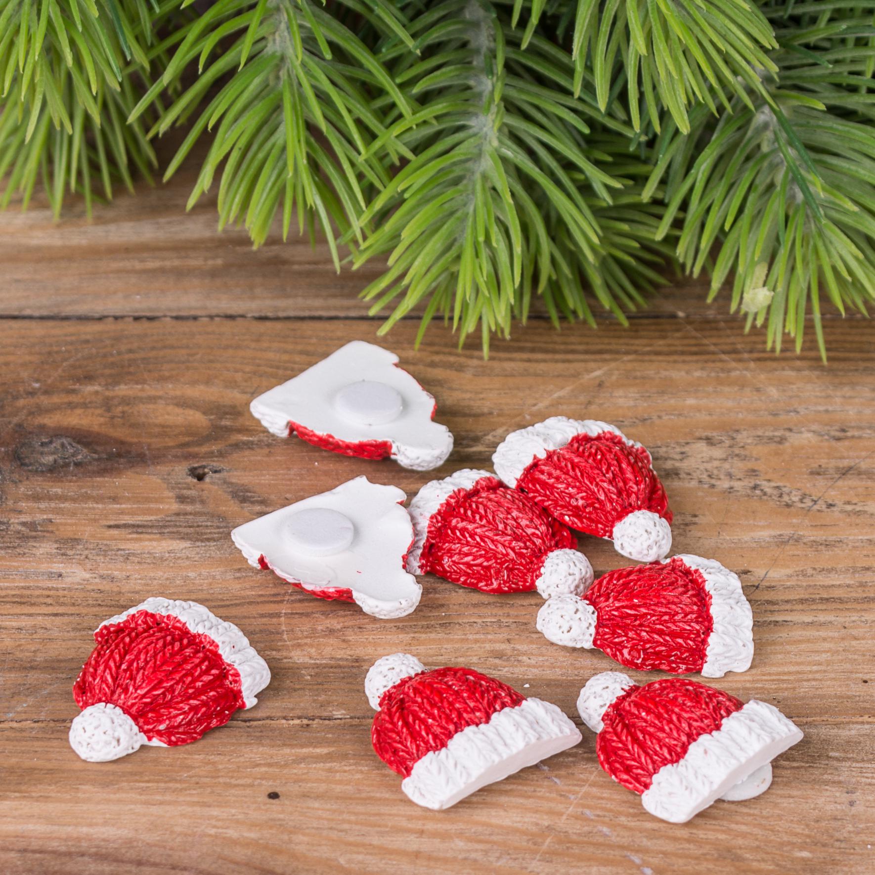 Наклейки керамические шапочки декоративные (1508-5)