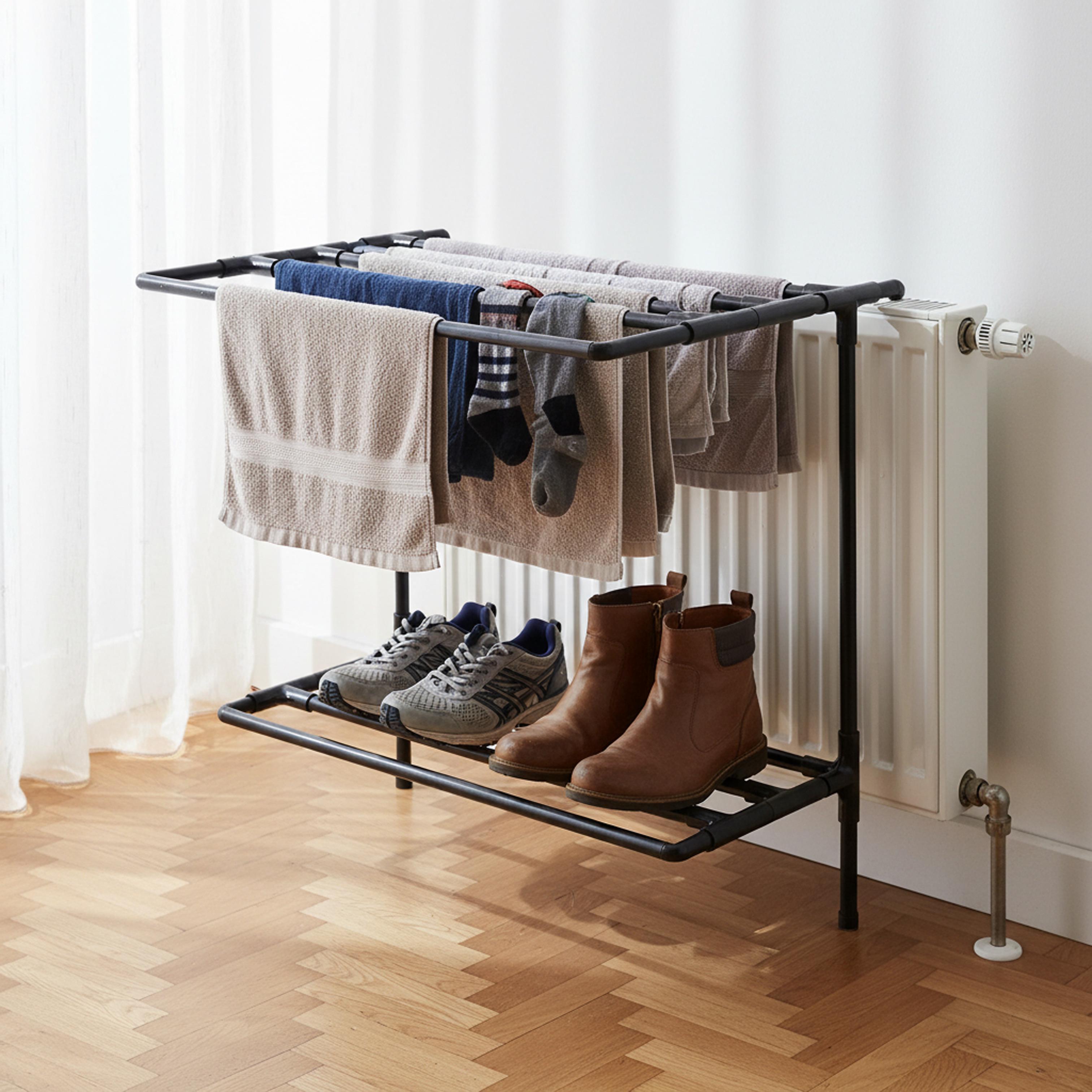 Сушилка на батарею Gobi 2х уровневая усиленная универсальная 60 см (30651366) - фото 6 Сушилка на батарею Gobi 2х уровневая усиленная универсальная 60 см (30651366) - фото 6