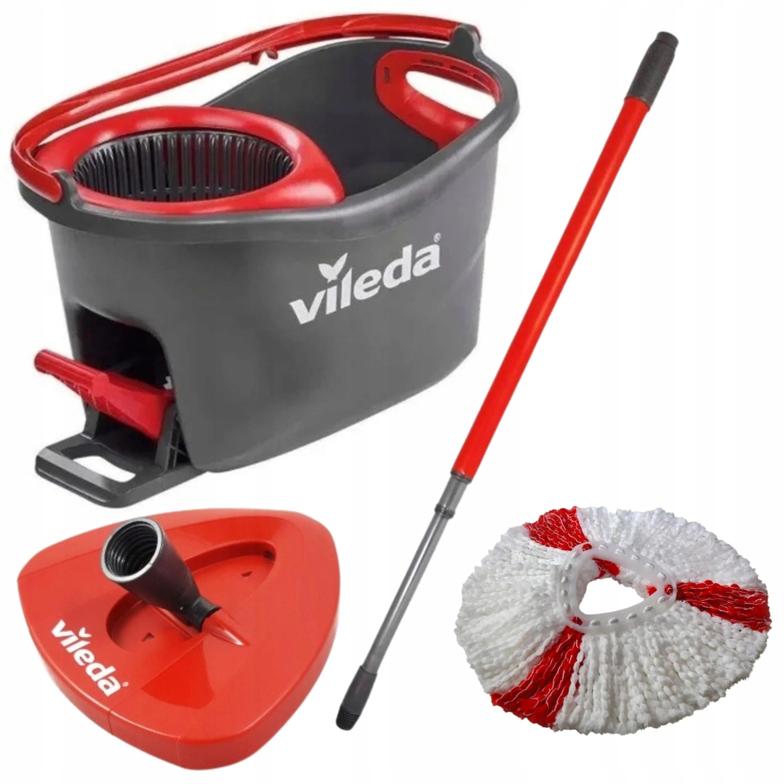 Набор для уборки Vileda Easy Wring&Clean Turbo 2в1 с педальным отжимом и микрофиброй