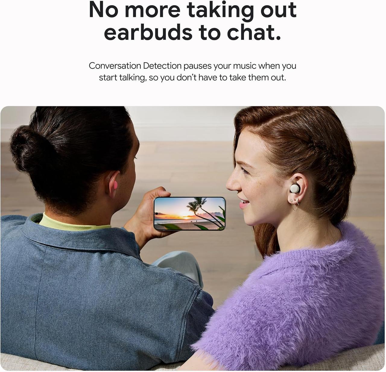 Наушники Google Pixel Buds Pro 2 Porcelain (GA05760) - фото 10 Наушники Google Pixel Buds Pro 2 Porcelain (GA05760) - фото 10