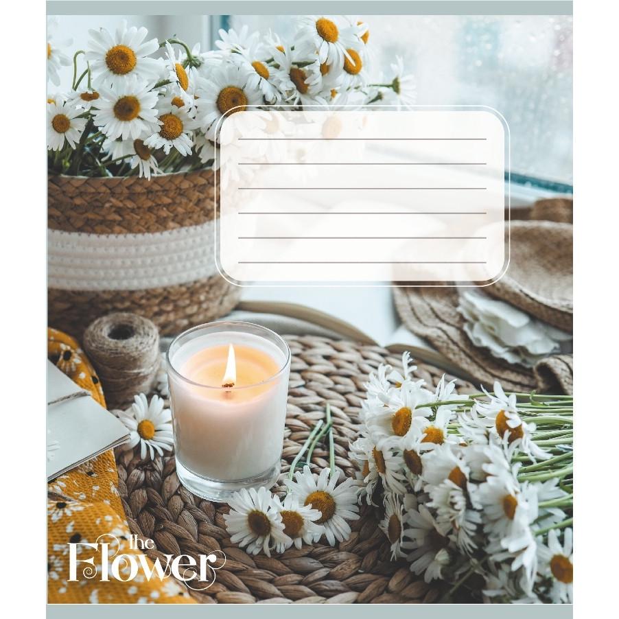 Шкільний зошит Квіткові композиції 060-610307K-5 в клітинку 60 аркушів (RLT55411)