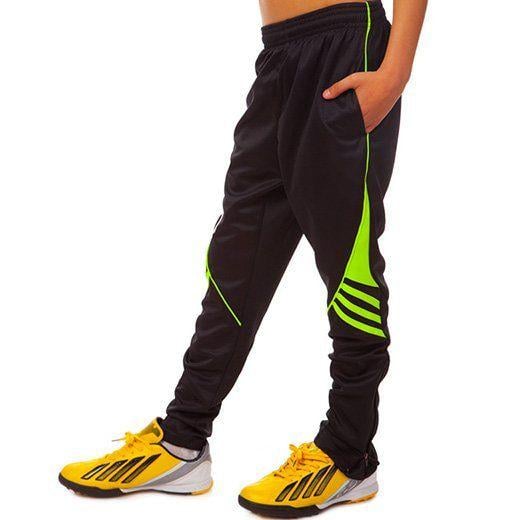 Штаны футбольные F50 LD-9102T р. 28 Черно-салатовый (57429333)