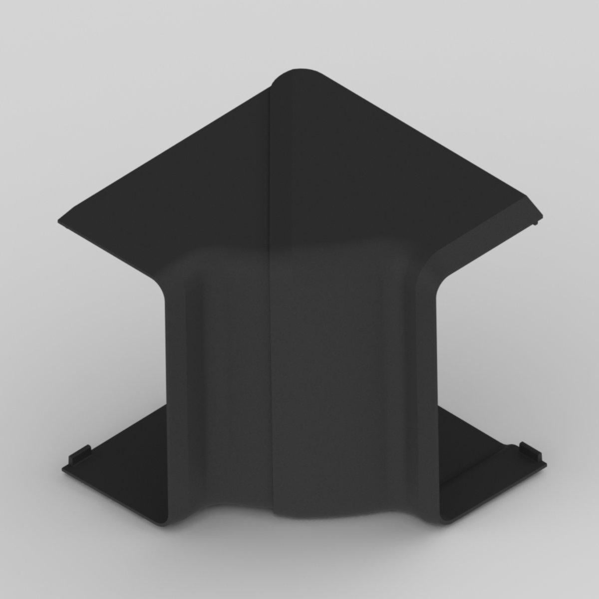 Угол внутренний KOPOS для короба EKD 80x40 мм изменяемый ПВХ Черный (8505_FB)