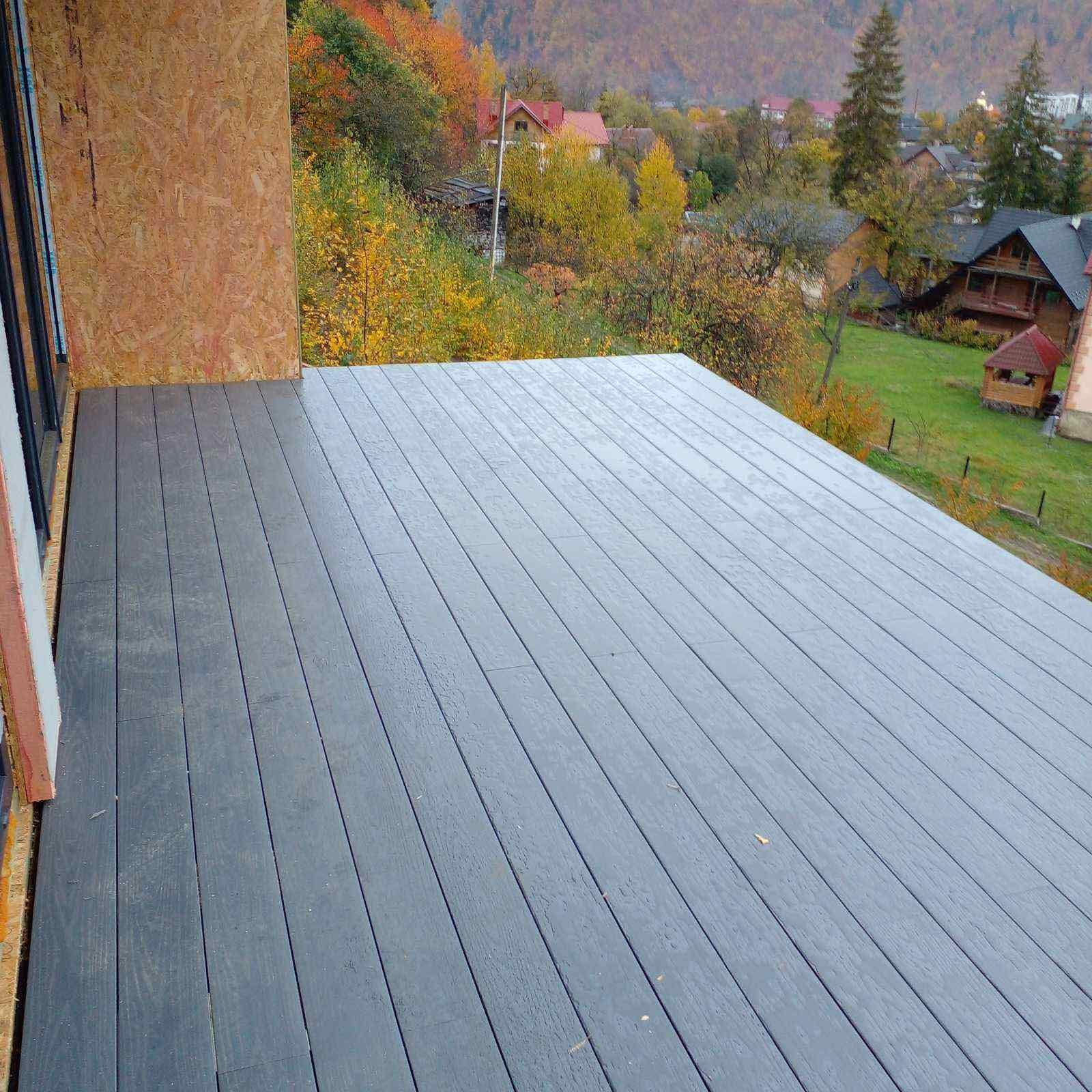 Терасна дошка POLYROOT Series M 3D структура деревини 140x21x2400 мм Graphite (12491574) - фото 4 Терасна дошка POLYROOT Series M 3D структура деревини 140x21x2400 мм Graphite (12491574) - фото 4