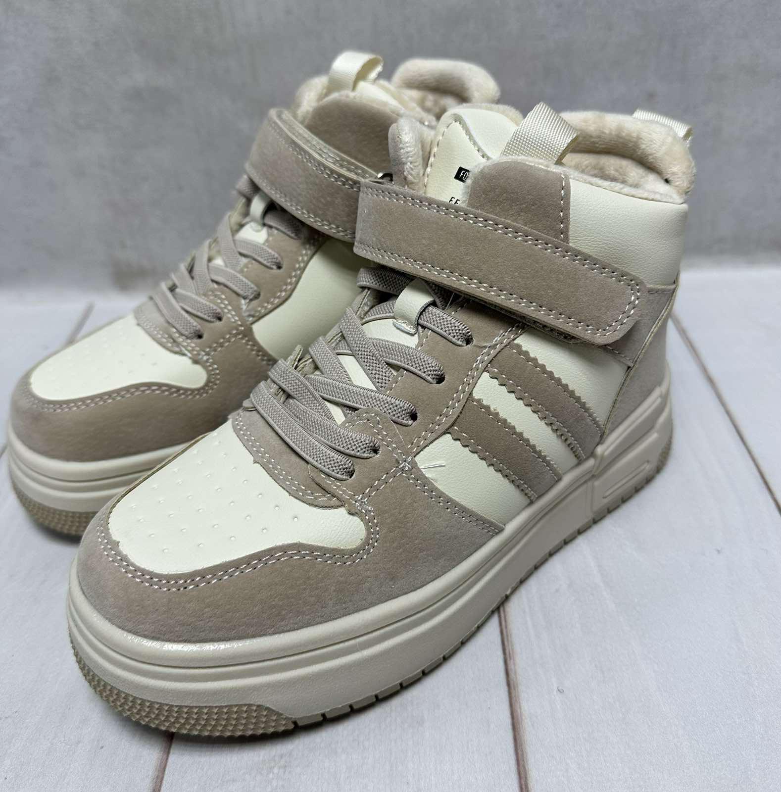 Кросівки дитячі Bessky зимові на овчині р. 32/20,5 см Бежевий - фото 4 Кросівки дитячі Bessky зимові на овчині р. 32/20,5 см Бежевий - фото 4